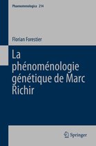 La Phénomenologie Génétique De Marc Richir