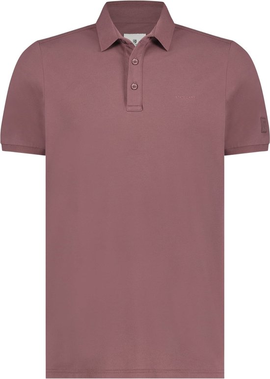 State of Art Poloshirt Effen Polo Met Rubber Print 46113415 4200