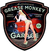 Wandbord Special USA American Style - Authorized Grease Monkey Garage Since 1976