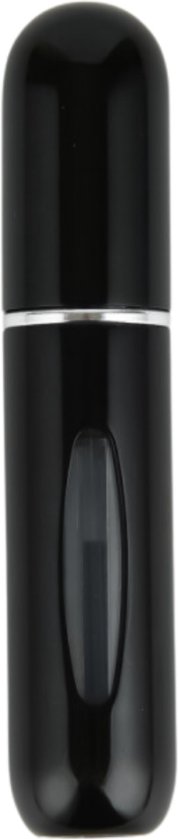 Mini Parfum Flesje - Navulbaar - 5 ml - Reisflesje - Parfumverstuiver - Zwart