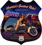 Wandbord Special USA American Style - America's Greatest Ride Historic Route 66