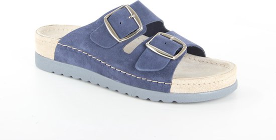 Longo 1113175-8 dames slippers maat 40 blauw