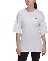 ADIDAS Run Icons Made With Nature T-shirt Met Korte Mouwen Dames - White - M