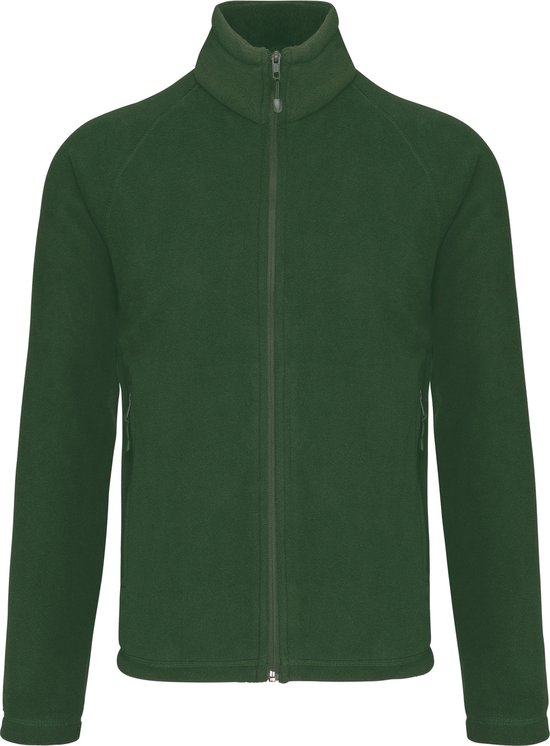 Zware Fleece met rits 'Marco' Kariban Forest Green - M