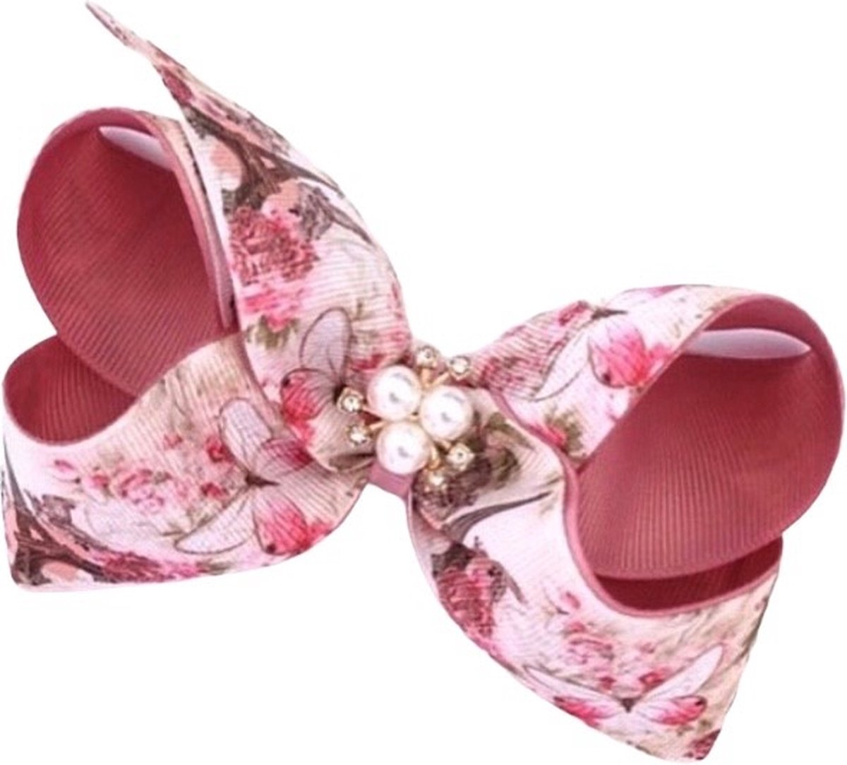 Laia Bowtique - Haaraccessoire - Haarstrik - Roze Parijs