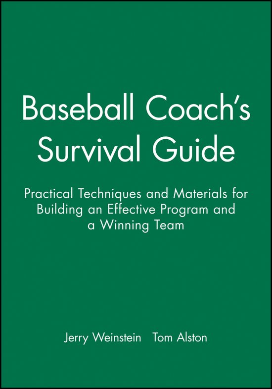 Baseball Coach's Survival Guide - cover