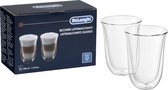 Bol.com DeLonghi Kopjes Dubbele thermowant Set van 2 latte macchiato glazen 5513214611 aanbieding