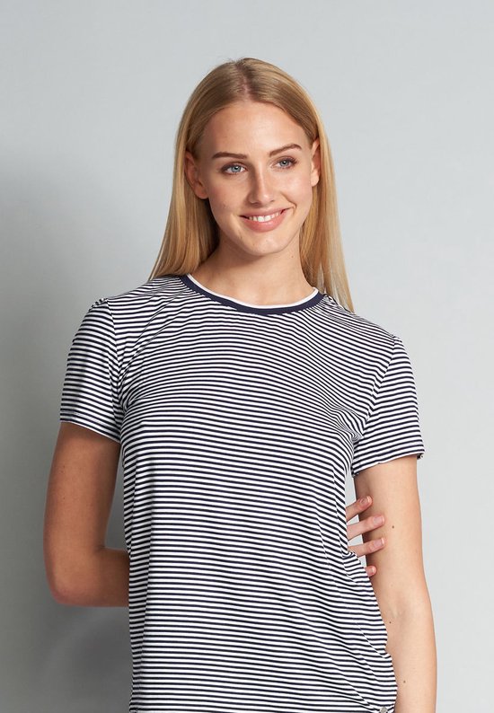 TOM TAILOR Dames Loungewear shirt Mix & Match - korte mouw - Maat XL (42) |  bol.com