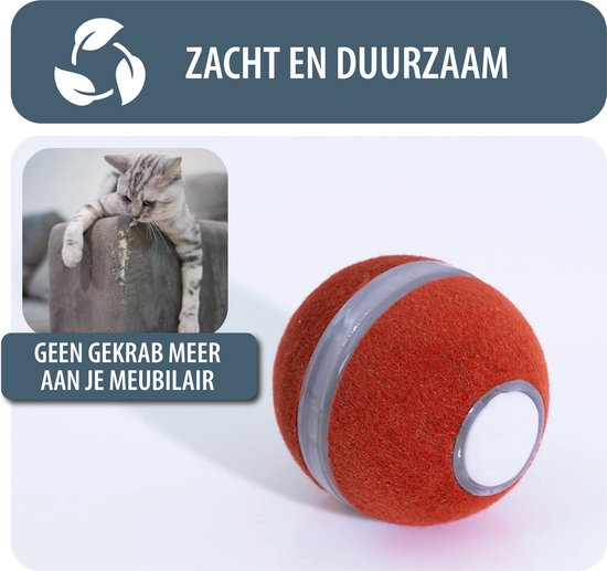 Slimme interactieve kattenspeelgoedbal,Smart Ball kattenspeelgoed
