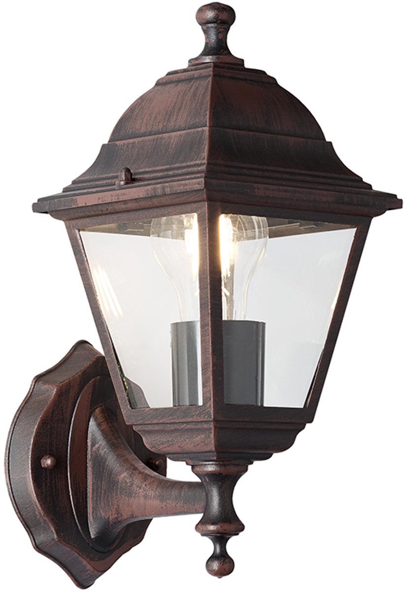 Brilliant Nissie - Buiten wandlamp - Roestkleurig