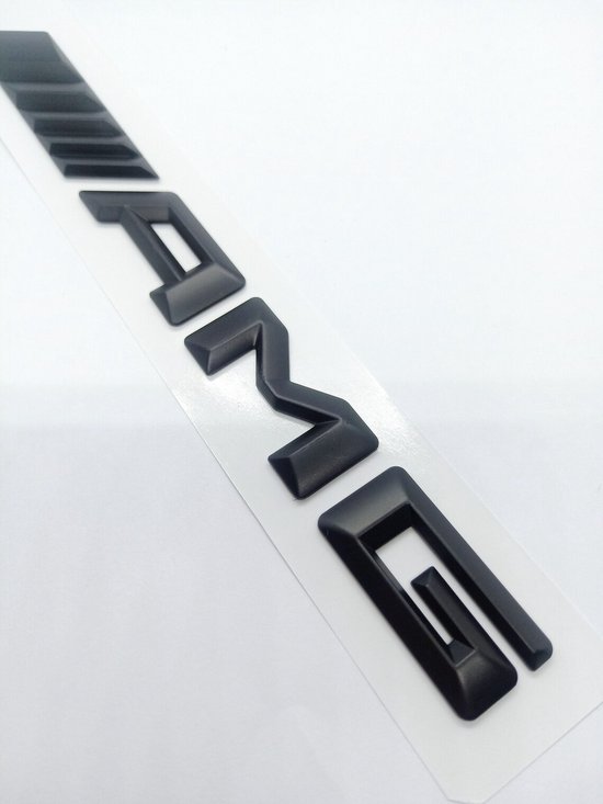 Logo AMG - Autocollant de Tuning de voiture de Luxe - Zwart mat de haute  qualité 3M | bol.