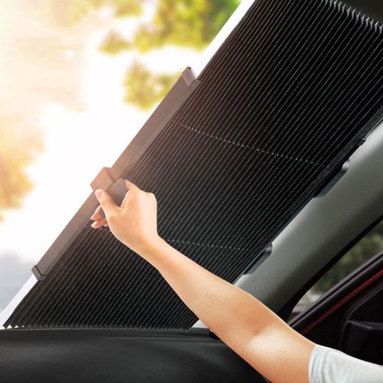 Pare-soleil de voiture - Protection solaire - Pare-brise - Protection UV -  Enroulable