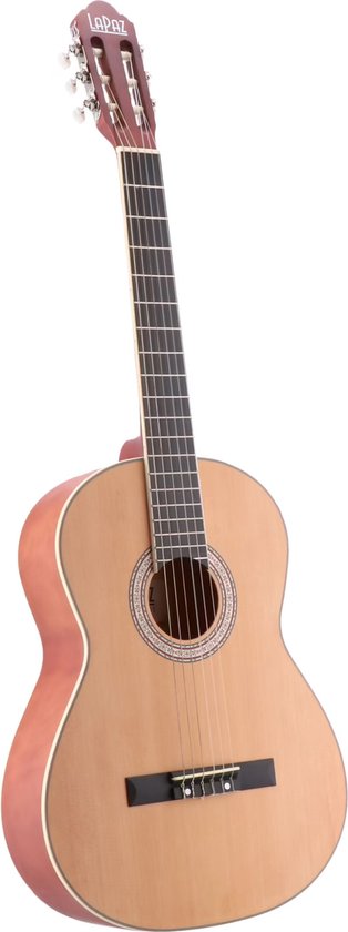 LaPaz C30N 4/4-formaat klassieke gitaar mat naturel