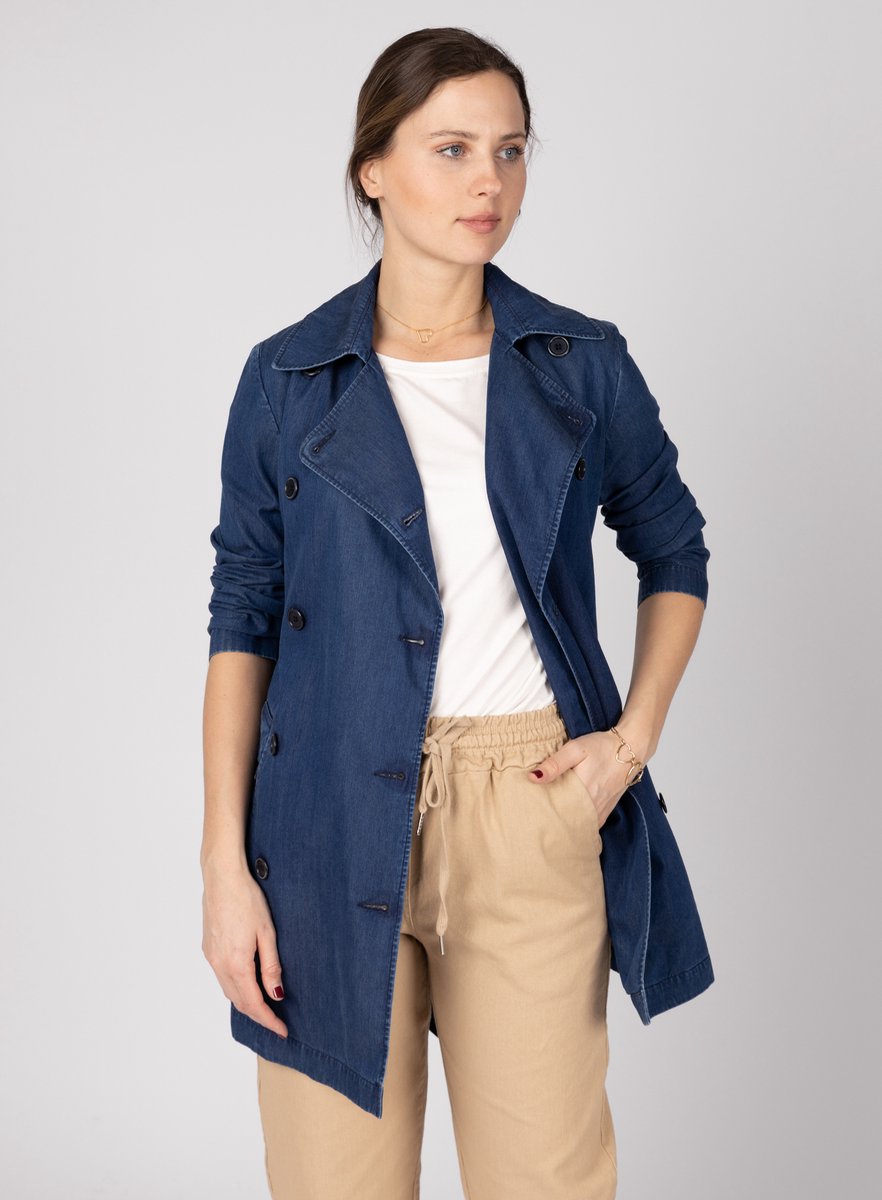 Wearable Stories Trenchcoat Sil - Maat XS