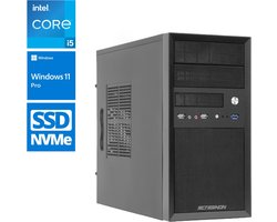 Intel Compleet PC | Intel Core i5 | 16 GB DDR4 | 1 TB SSD - NVMe | RTX 3050 | Windows 11 Pro + WiFi & Bluetooth