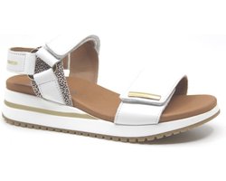 Mephisto - JEANIE CEYLAN - Sandalen met hakDames Sandalen - Kleur: Wit/beige - Maat: 40