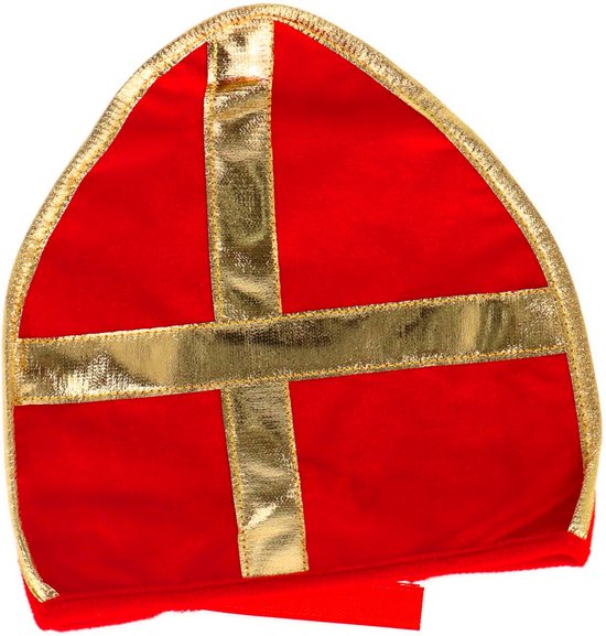 Cape et chapeau Sinterklaas Rouge / Or | bol