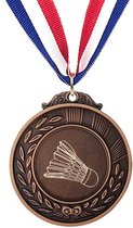 Akyol - badminton medaille bronskleuring - Badminton - badmintonner - leuk kado voor iemand die van badminton houd