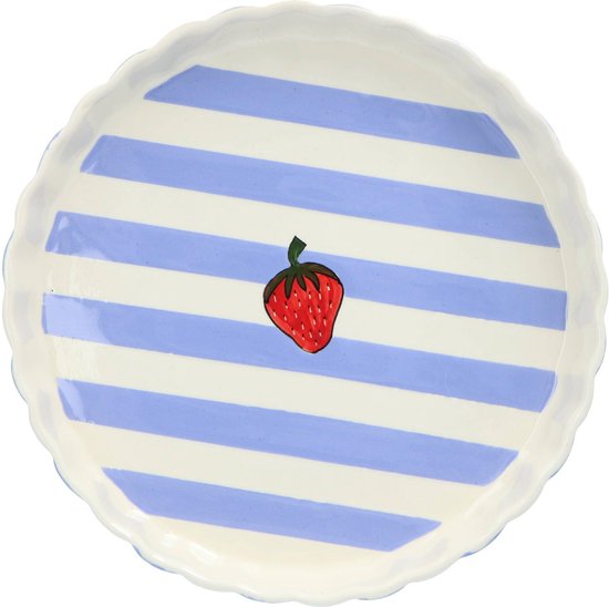 Dishes & Deco Quiche schaal Strawberry 30cm Schalen