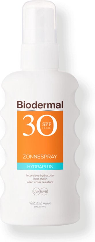 2x Biodermal Zonnespray Hydraplus SPF 30 175 ml