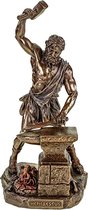 MadDeco - statue - Grec - Dieu - ferronnerie - Hephiastos - 11x12x22 cm
