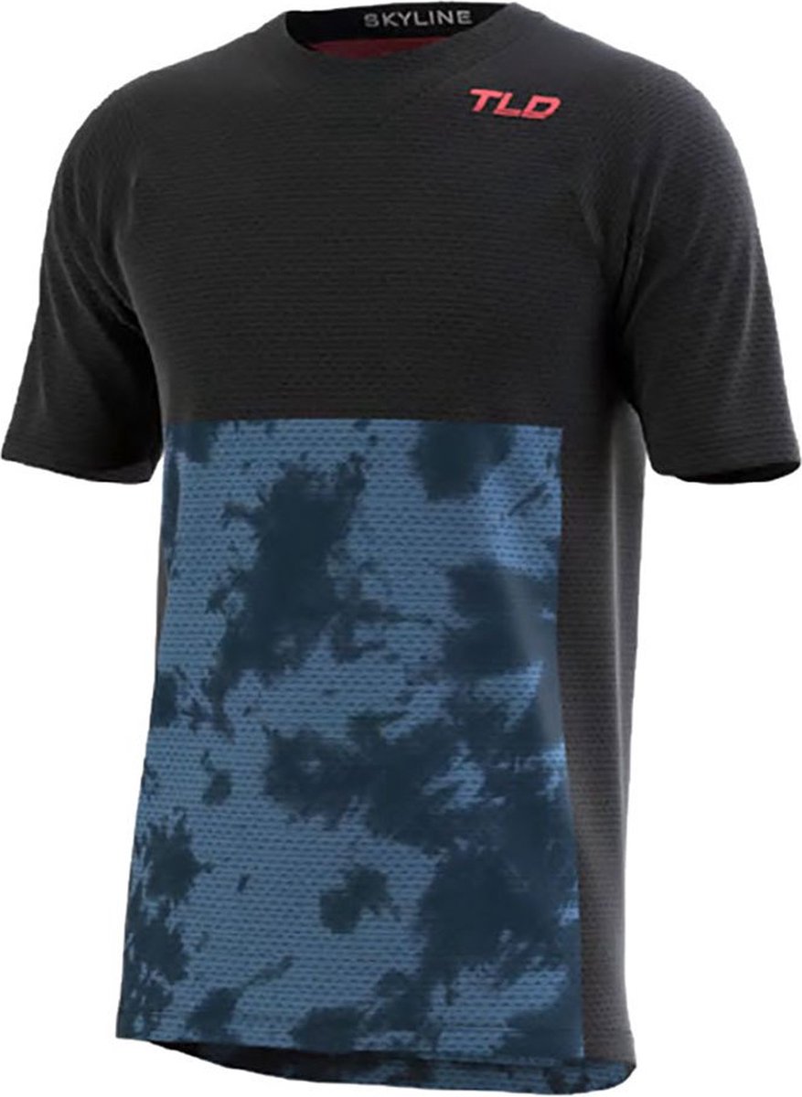 Troy Lee Designs Skyline Air Enduro-trui Met Korte Mouwen Blauw,Zwart XL Man