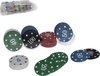 Afbeelding van het spelletje Poker chips - Pokerset - 96 pc Poker chips - Poker set / Poker / kaartspel / pokerspel / pokeren / casino / Pokerchips