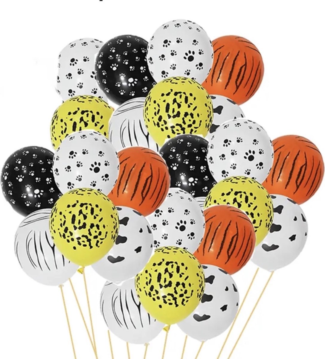 1Set 16 ''Brief Folie Ballonnen Kunt Pawty... – Grandado