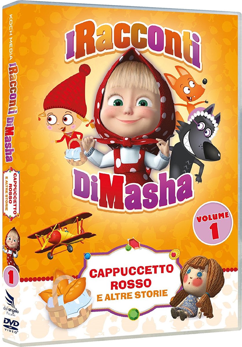 PLAION I Racconti di Masha - Cappuccetto Rosso e altre storie DVD Italiaans
