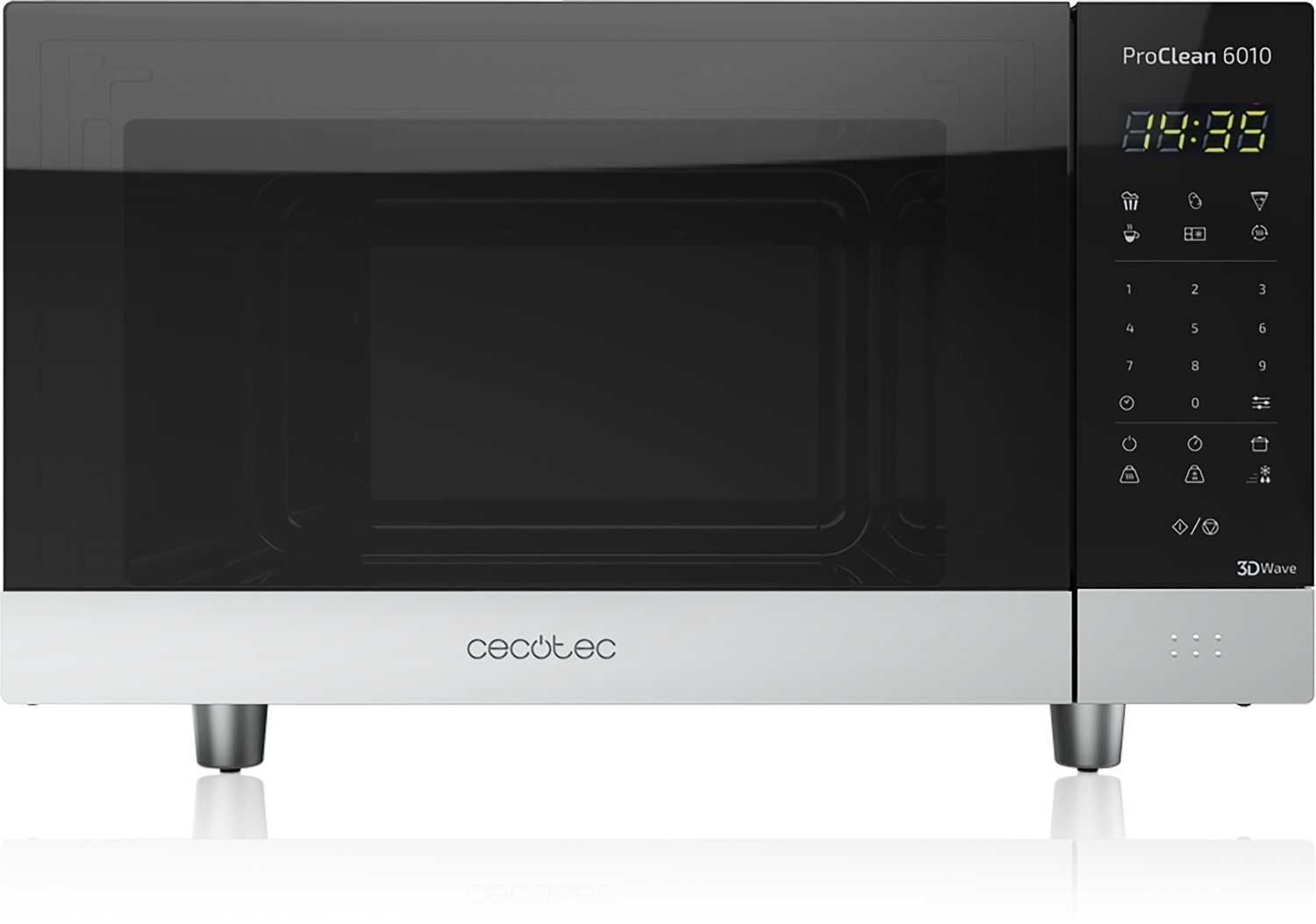 Magnetron Cecotec ProClean 6010 23 L 800W Zwart Ziverachtig