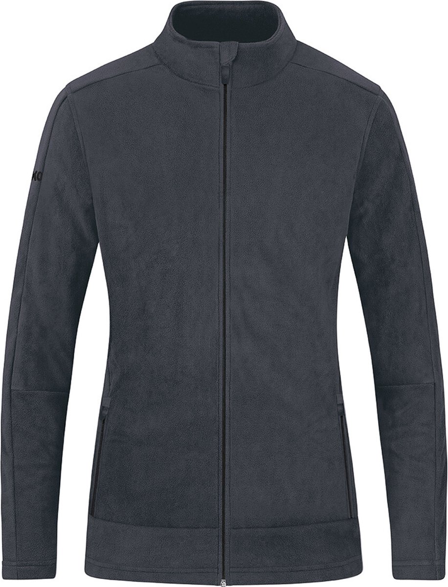 Jako Fleecevest Dames - Zwart / Antraciet | Maat: 44