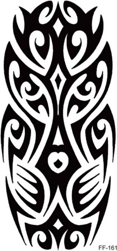 Tribal Sleeve Tattoo | Tijdelijke tattoo sleeve volwassenen | Neptattoo | Tribal Temporary Tattoo | 20,5 cm x 9,5 cm
