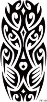 Tribal Sleeve Tattoo | Tijdelijke tattoo sleeve volwassenen | Neptattoo | Tribal Temporary Tattoo | 20,5 cm x 9,5 cm