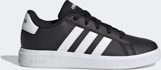 adidas Sportswear Grand Court Lifestyle Tennis Lace-Up Schoenen - Kinderen - Zwart- 31