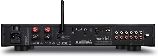 Audiolab 7000N Play Netwerkspeler - Opticaal & Coax uitgangen - 12V trigger - DTS Play-Fi & Apple AirPlay 2 - Zwart van Audiolab — afbeelding 3