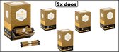 5x Honingsticks dispenser box 8 gram - 100 stuks per box
