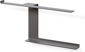 Linea Beta porte-rouleau de toilette+porte-revues PIEGÀ gris foncé alu
