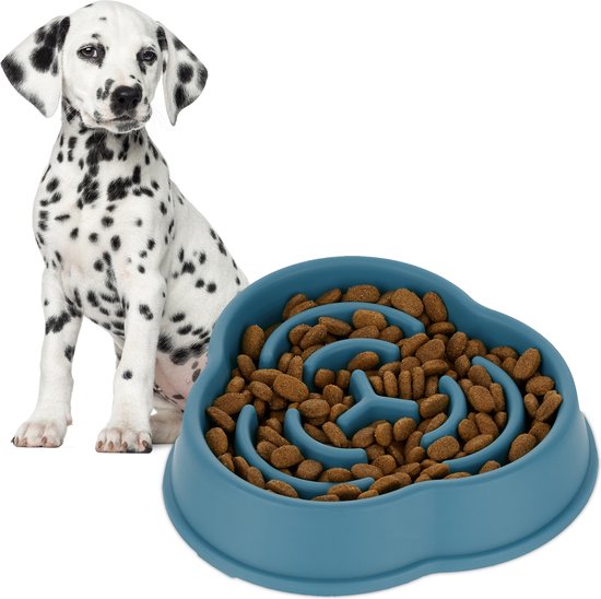 Symmetrie Stoutmoedig Groet Relaxdays anti-schrokbak voor grote honden - 600 ml - voerbak tegen  schrokken -... | bol.com