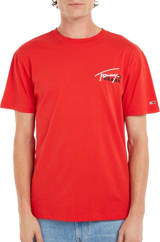 Tommy Hilfiger Classic Graphic Signature T-shirt Mannen - Maat L