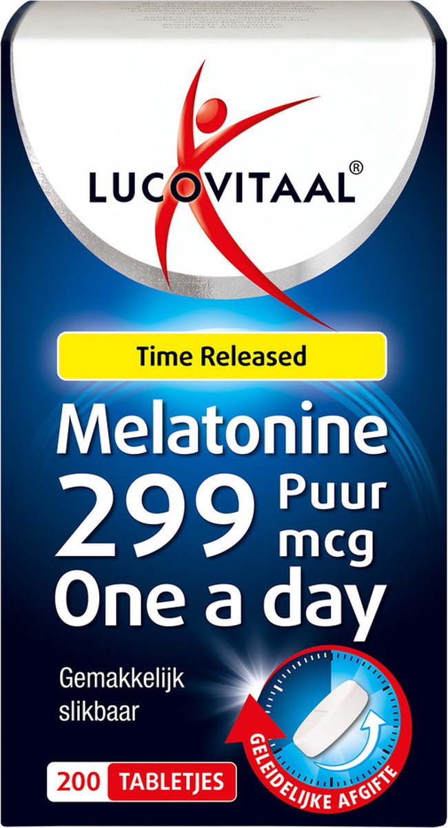 Goedkoopste Lucovitaal Melatonine 299mcg (200tb