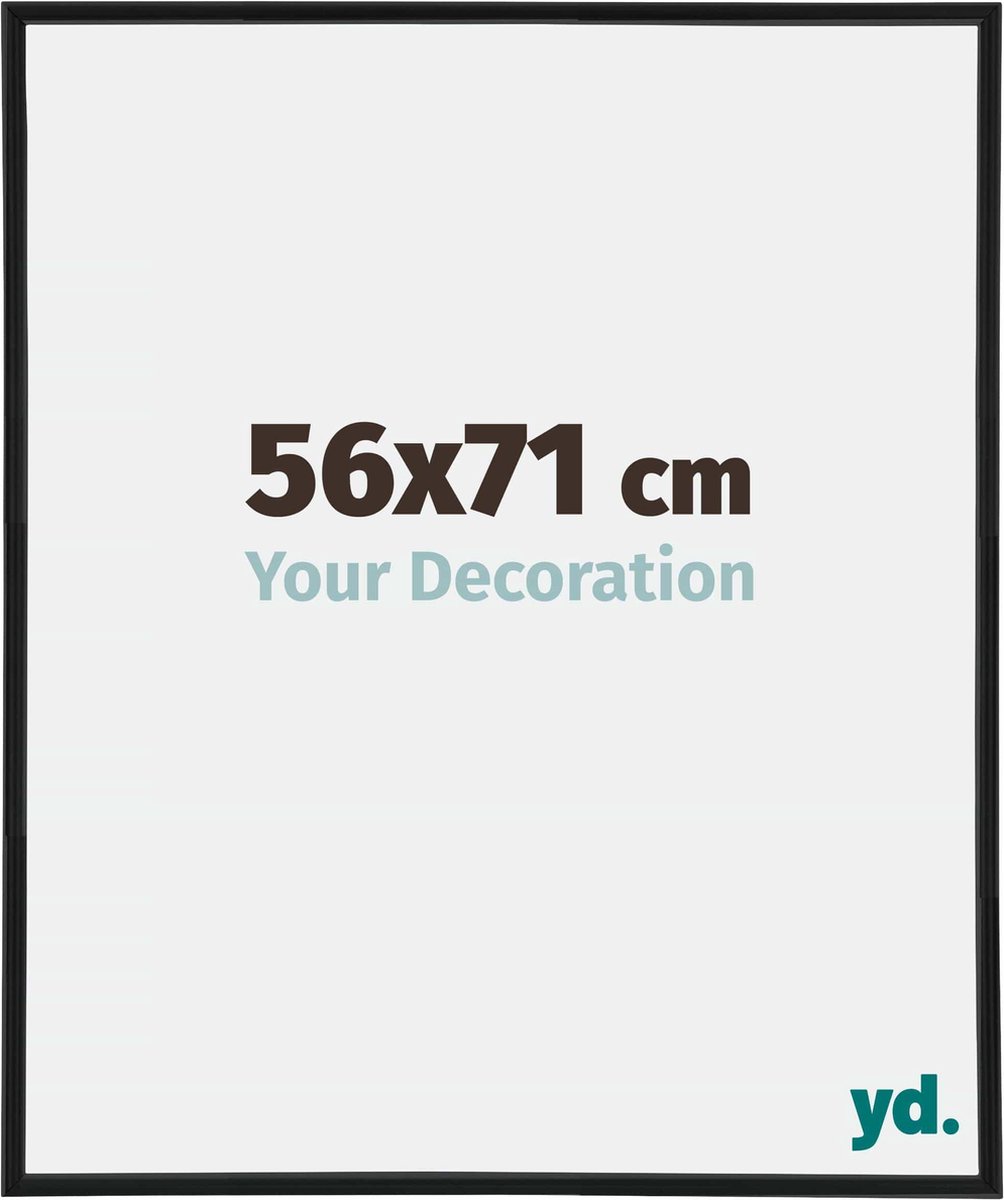 yd. Your Decoration - Fotolijst 56x71 cm - Kunststof - Zwart Mat - Annecy