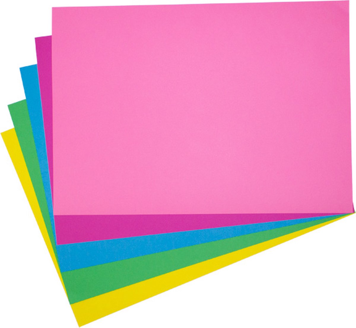 Mixpakket - 180 GM - A6 - 5 kleuren x 160 vel - Zomertinten - 118131A6