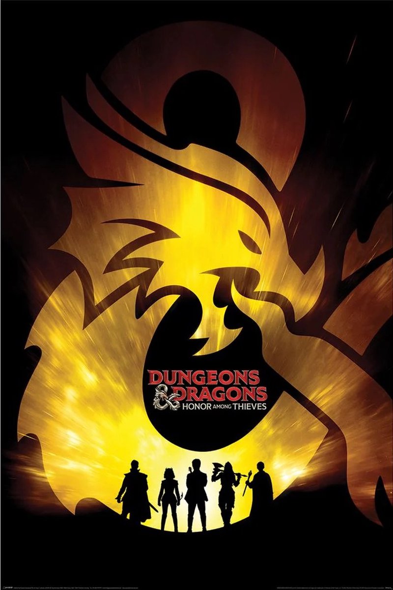 Pyramid Dungeons & Dragons Movie Ampersand Radiance - Maxi Poster Multi color