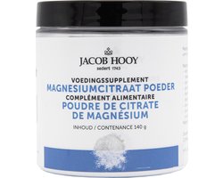 Jacob Hooy Magnesiumcitraat poeder 140 Gram