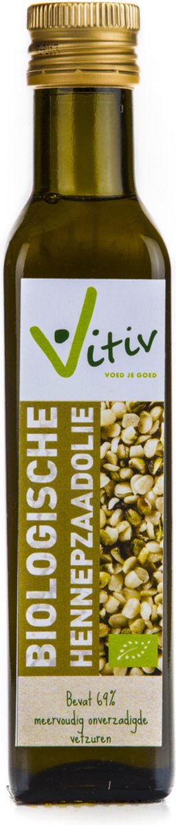 Vitiv Hennepzaadolie bio (250ml)