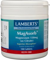 Lamberts MagAsorb (magnesium citraat) 150mg (180tb)