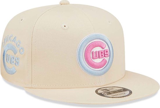 Chicago Cubs Pastel Patch Cream 9FIFTY Snapback Cap