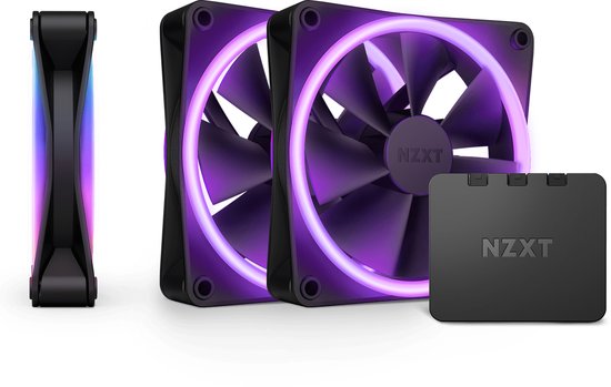 NZXT F120 RGB Duo - Triple pack - Zwart - 120mm