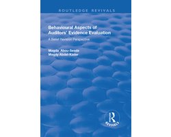 Routledge Revivals- Behavioural Aspects of Auditors' Evidence Evaluation