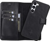 NorthLife - Samsung Galaxy S23 Plus / S23+ - Lederen Afneembare 2-in-1 bookcase hoes - Zwart